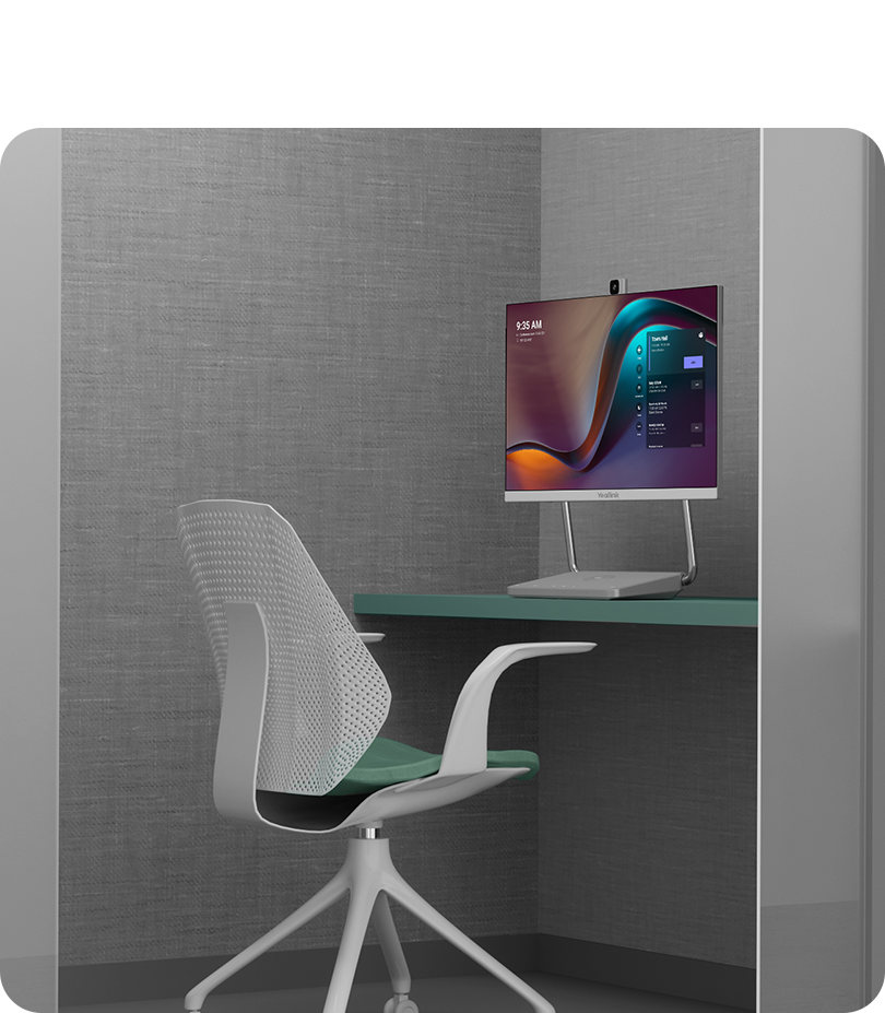 DeskVision A24 in Phone Room Focus Space