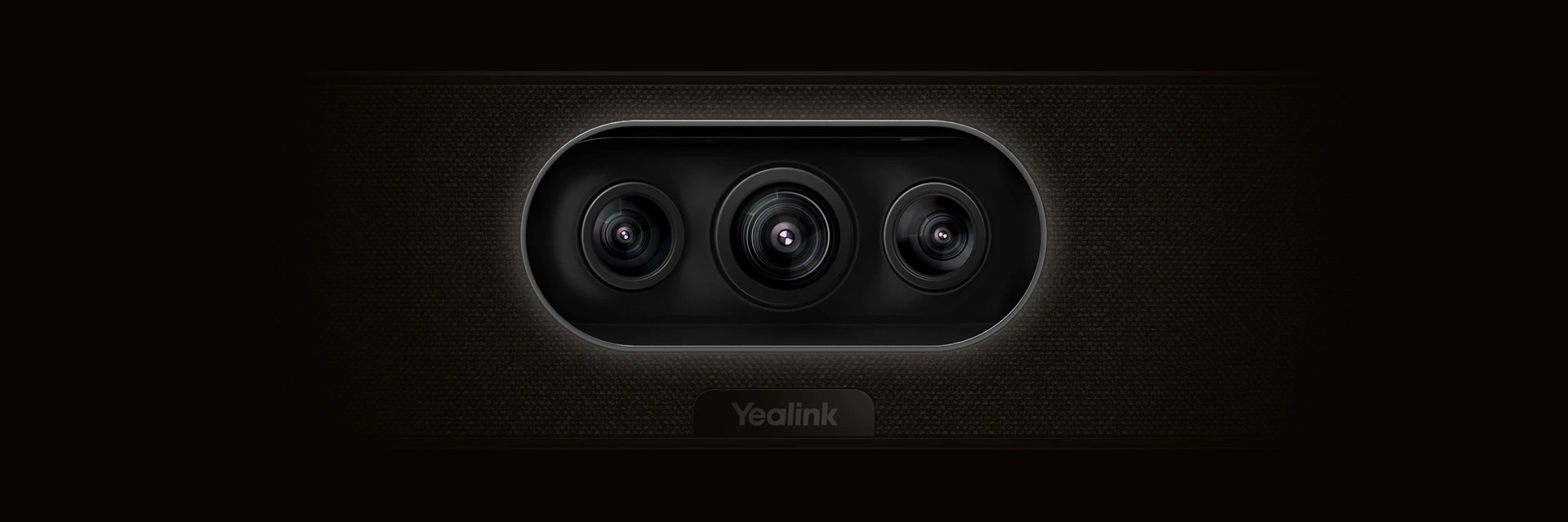 Triple 4K Lenses with 151° HFOV on MeetingBar A25-BYOM