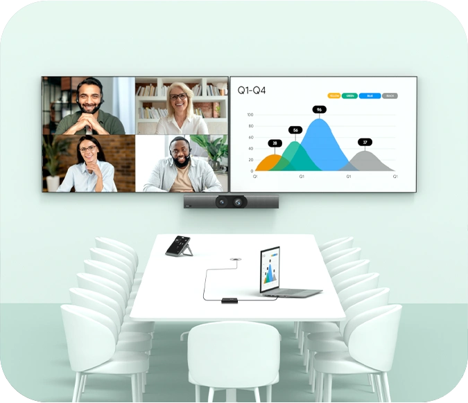 One Cable Sharing and Plug-and-Play