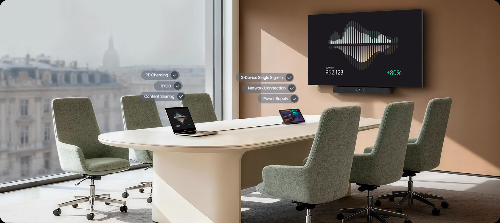 Simplify with One Plug - One-Cable Solution