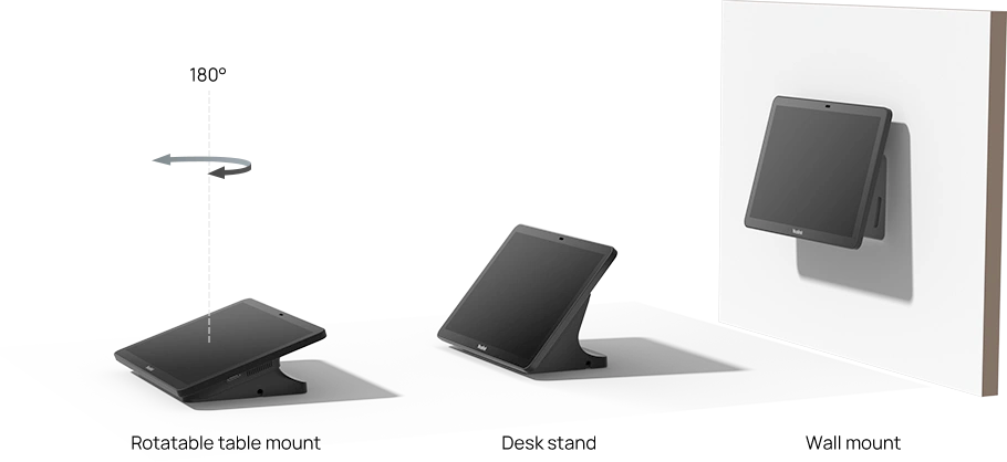 CTP25 Mounting Flexibility - Desk and Wall Mount